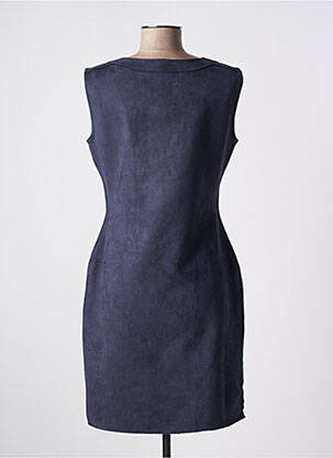 Pusilgių suknelė be rankų be rankų mėlyna HF WOMAN COLLECTION moteris