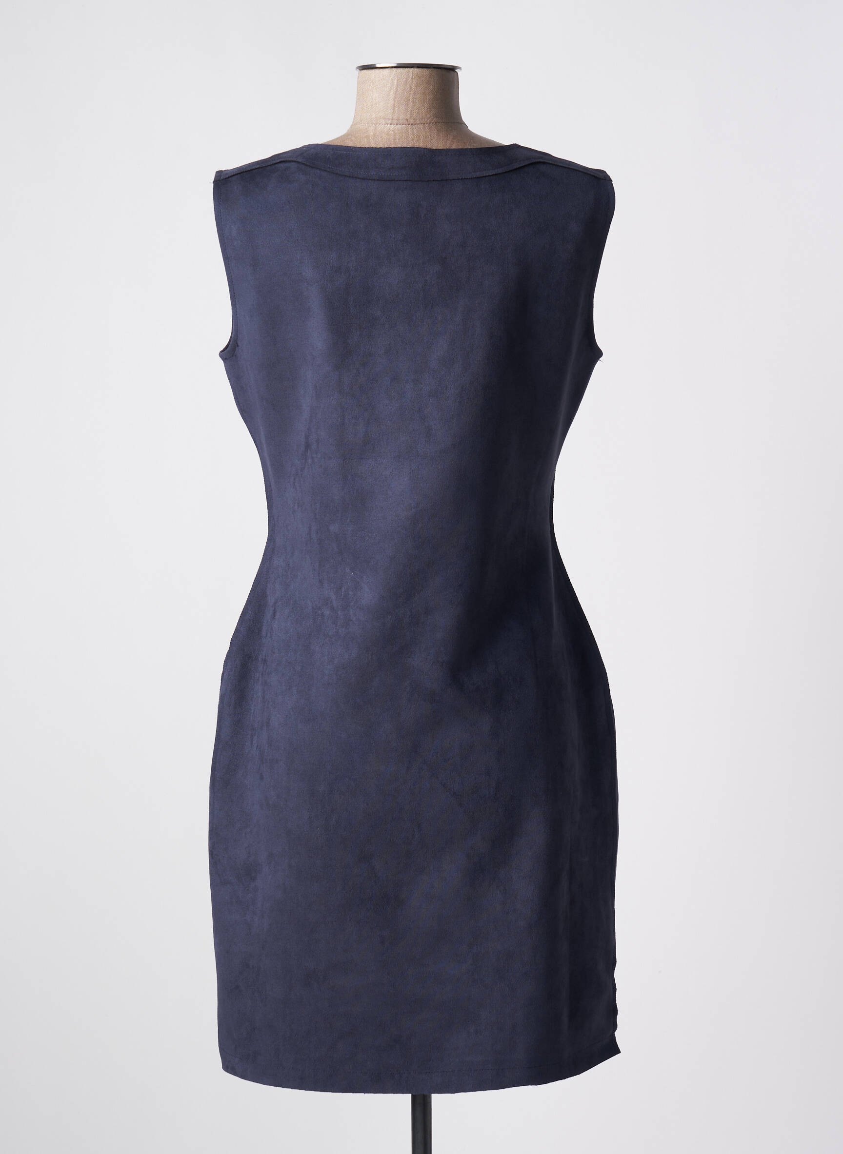 Pusilgių suknelė be rankų be rankų mėlyna HF WOMAN COLLECTION moteris
