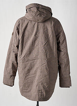 Parka bordo apdailos rankogaliai su gobtuvu pilka RAGWEAR vyras