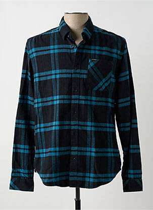 Ilgomis rankovėmis marškinys kišenės mėlyna GARCIA vyras