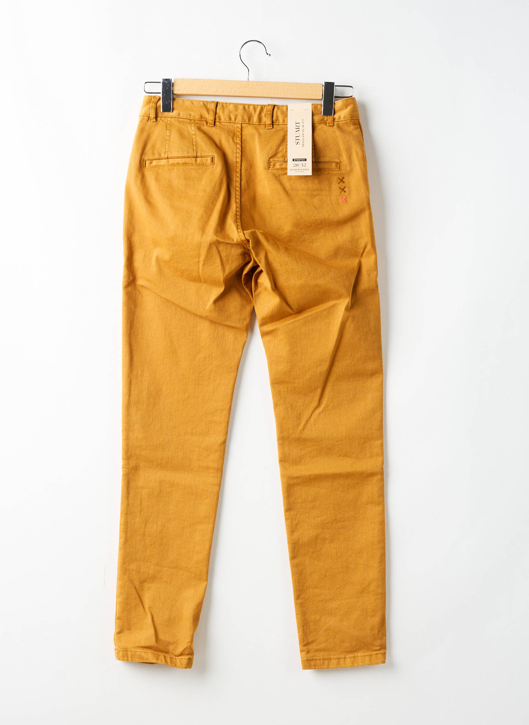 Chino kelnė kišenės geltona SCOTCH & SODA vyras