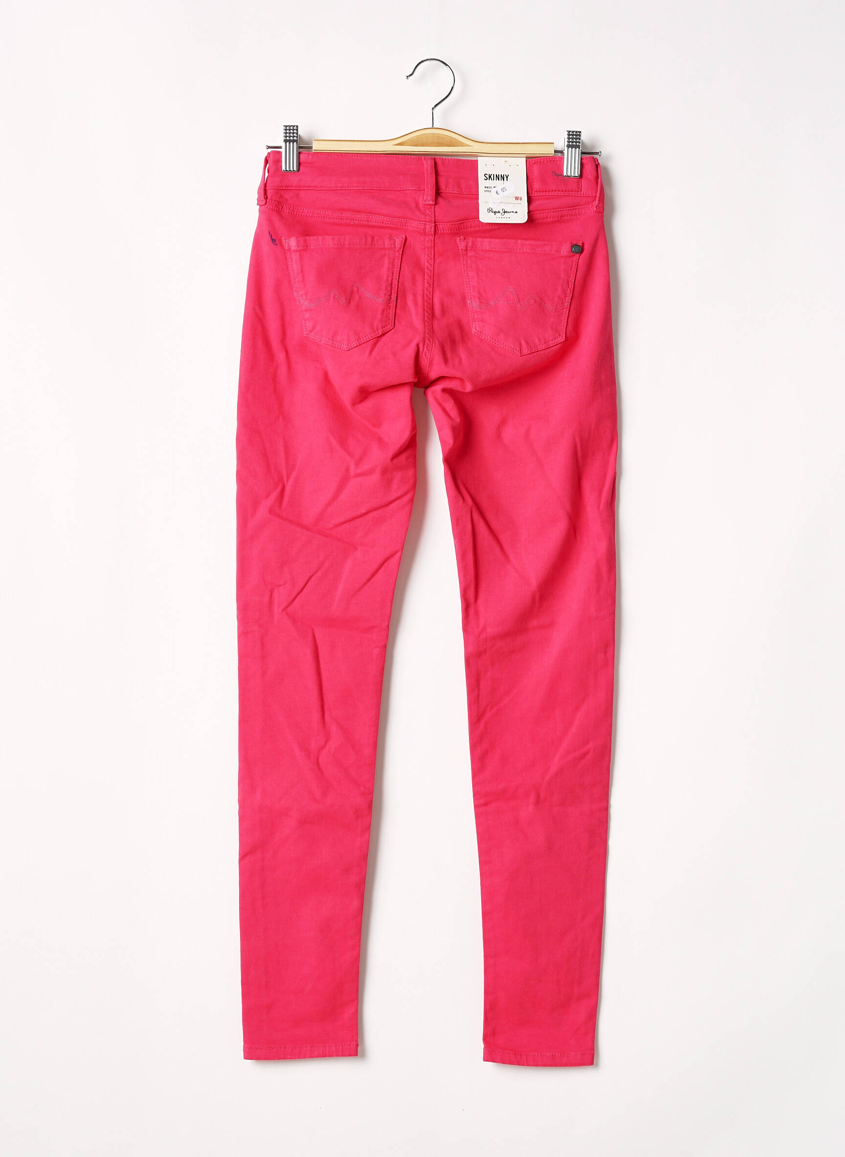 Lieknos kelnės lieknas normala dydis rožinė PEPE JEANS moteris