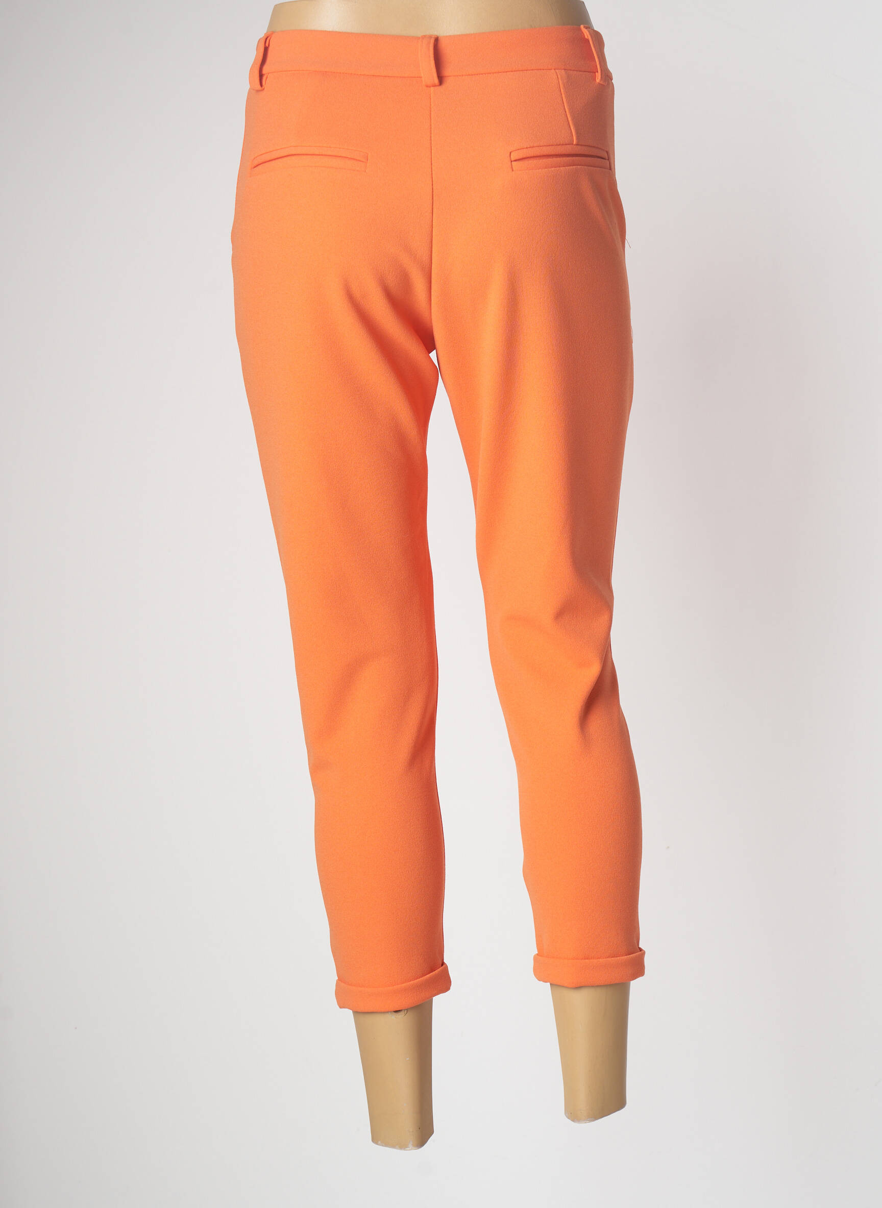 Pusilgių kelnių aukšta talija aukšta talija oranžinė BANDITAS FROM MARSEILLE moteris