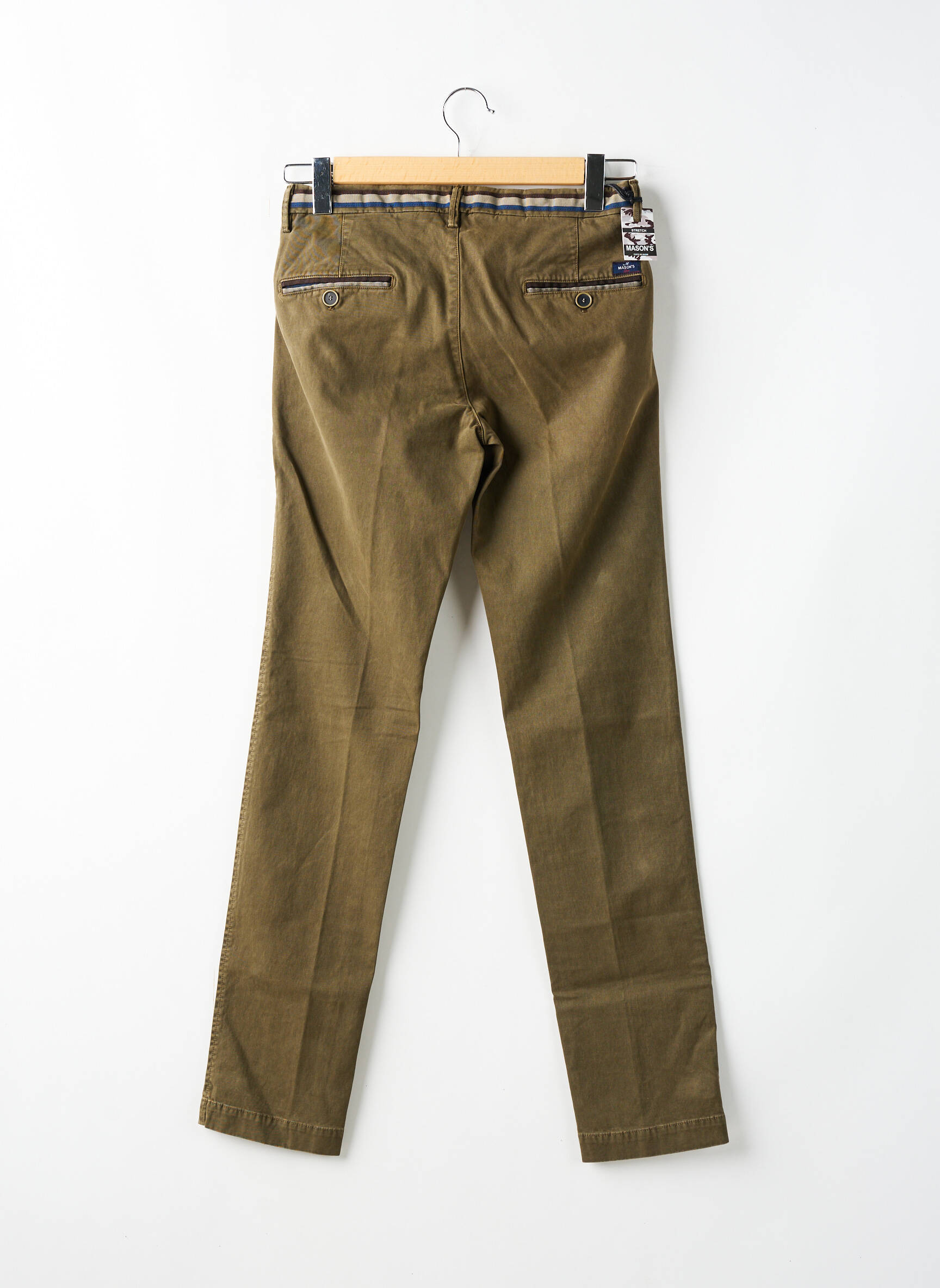 Chino kelnė kišenės žalias MASON'S vyras