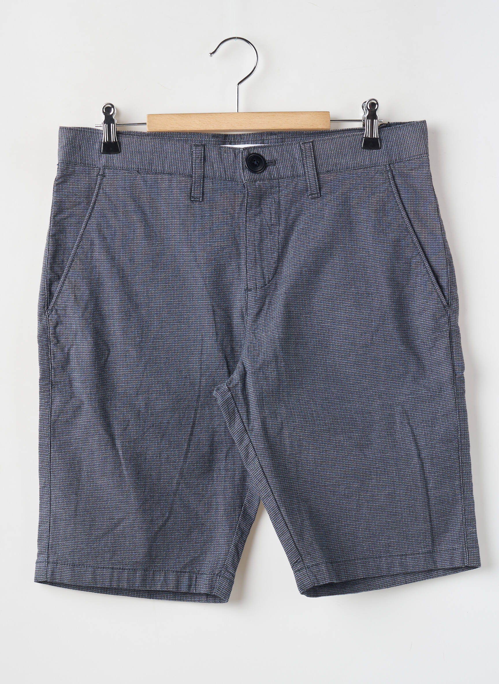 Bermudas tiesi kirpimas pilka KNOWLEDGE COTTON APPAREL vyras