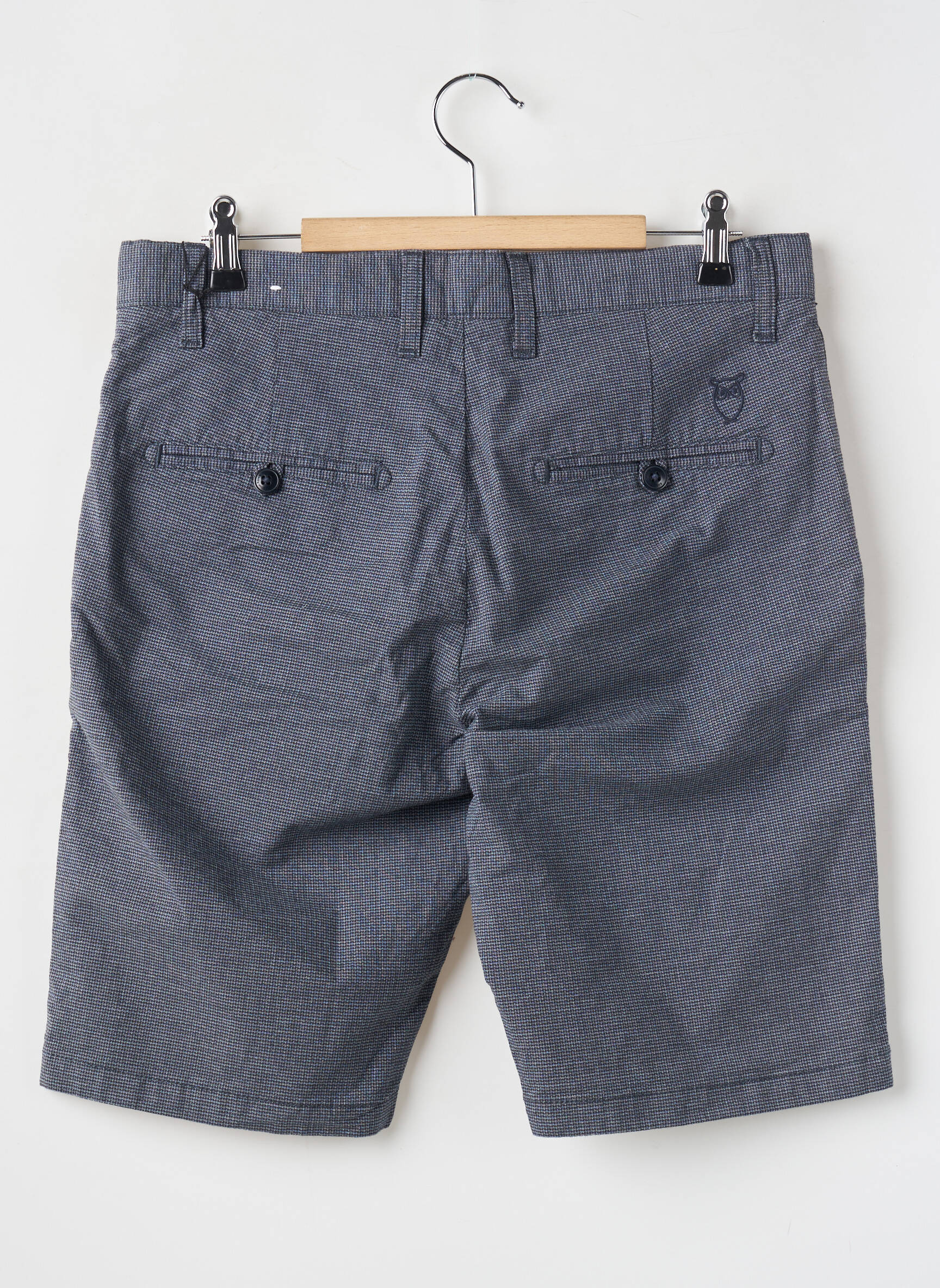 Bermudas tiesi kirpimas pilka KNOWLEDGE COTTON APPAREL vyras
