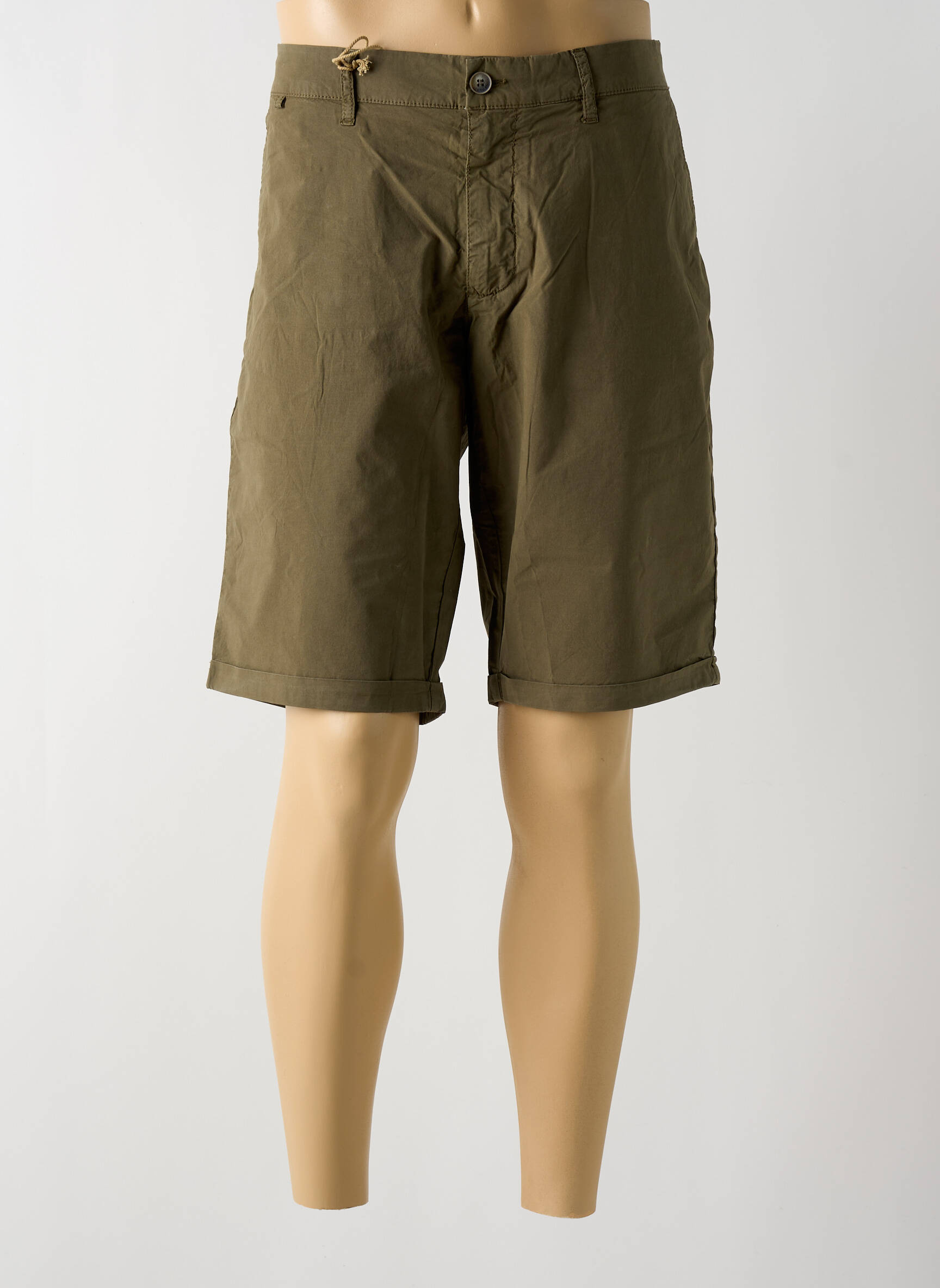 Bermudas tiesi kirpimas žalias MCS vyras