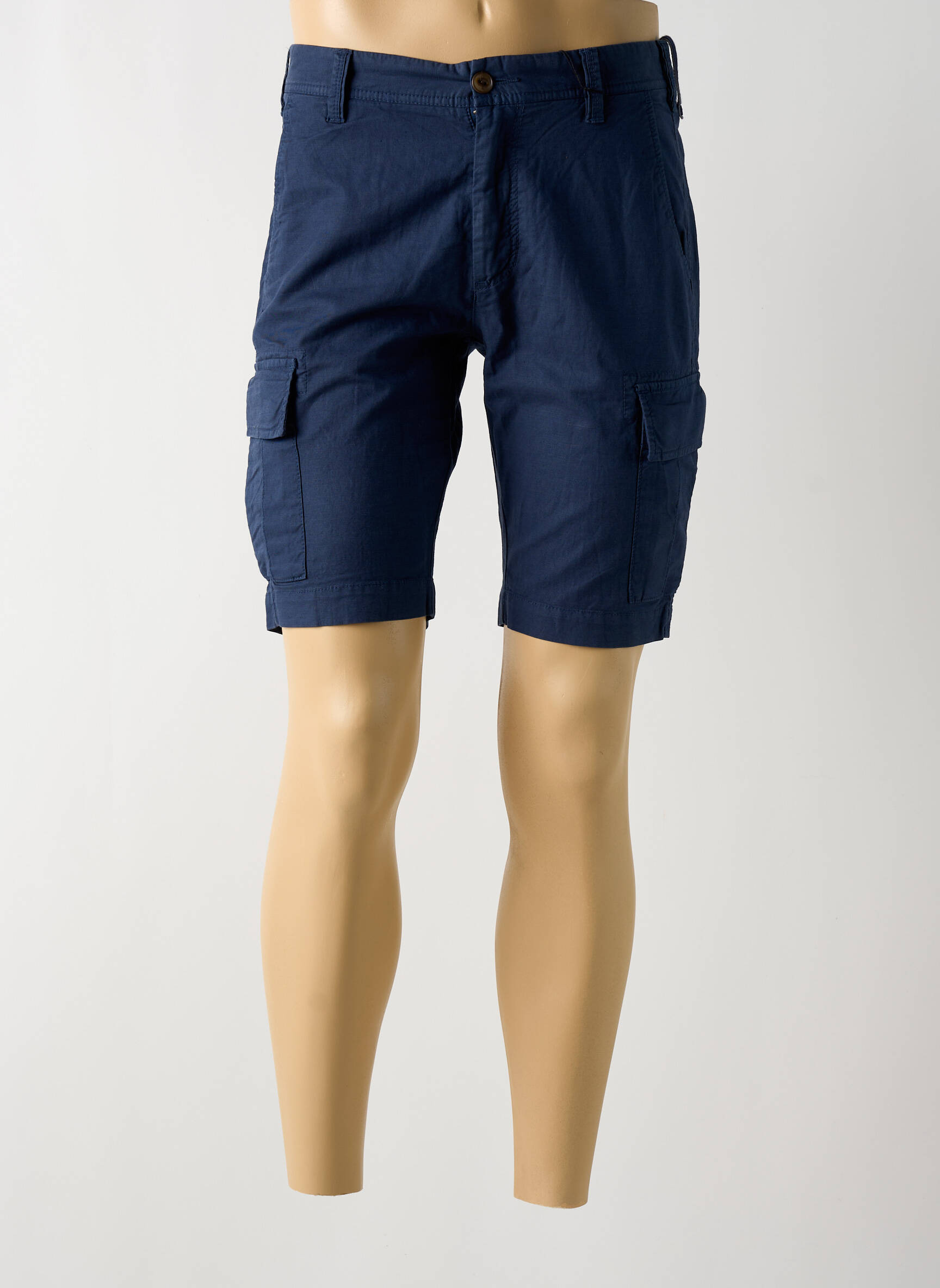 Bermudas tiesi kirpimas mėlyna AT.P.CO vyras
