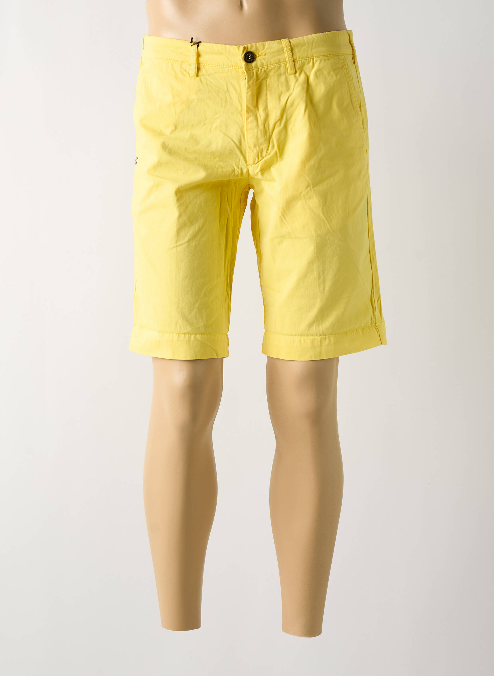 Bermudas tiesi kirpimas geltona 40WEFT vyras