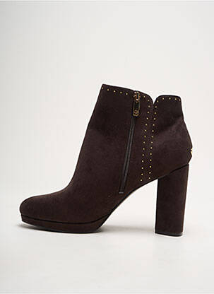 Batai/botai užtrauktukas uždarymas kulnas nuo 7 iki 9 cm rudas GUESS moteris