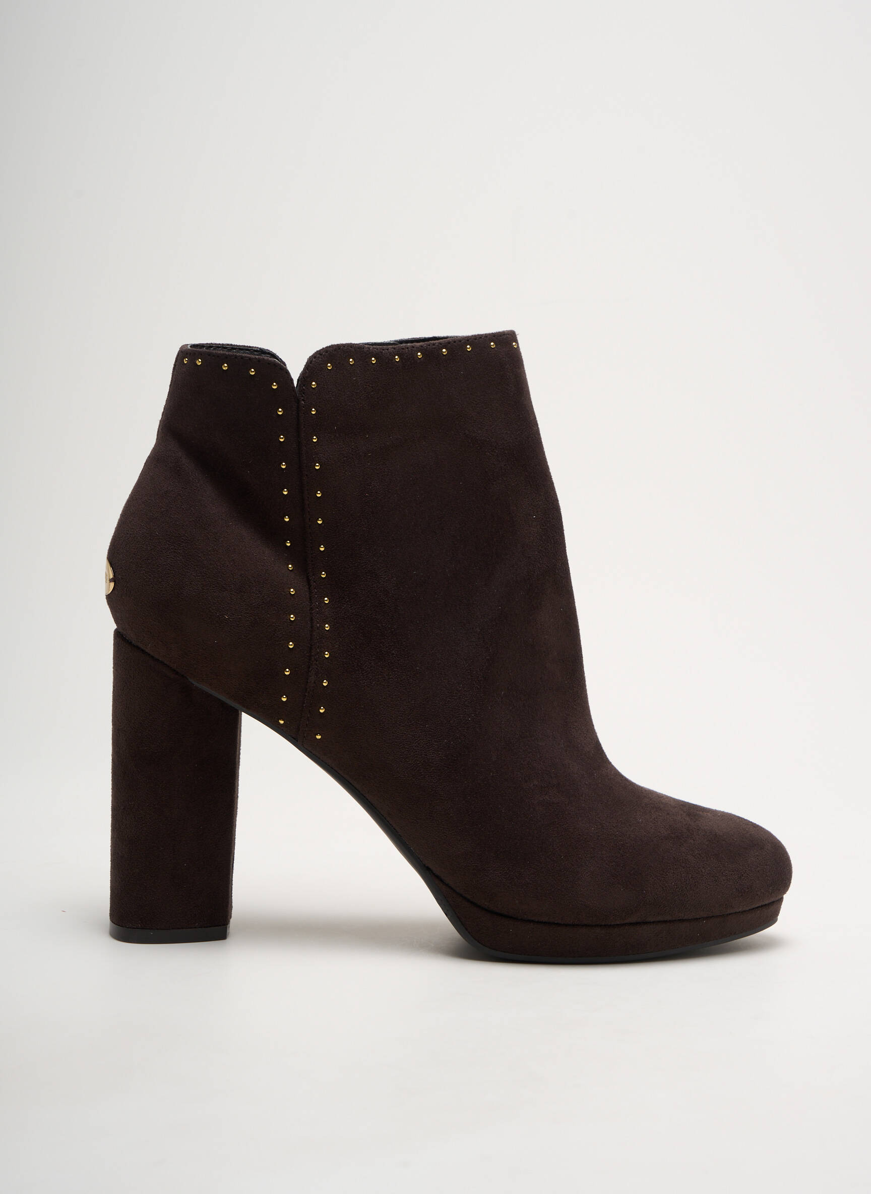 Batai/botai užtrauktukas uždarymas kulnas nuo 7 iki 9 cm rudas GUESS moteris