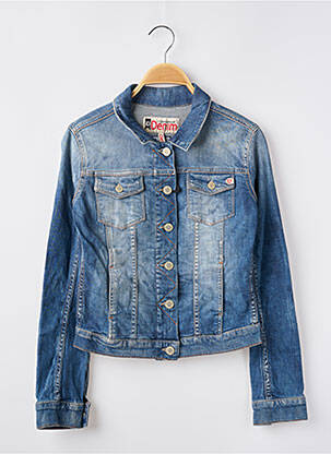 Kasdienis švarkas kišenės mėlyna ID COMMUNITY OF DENIM moteris