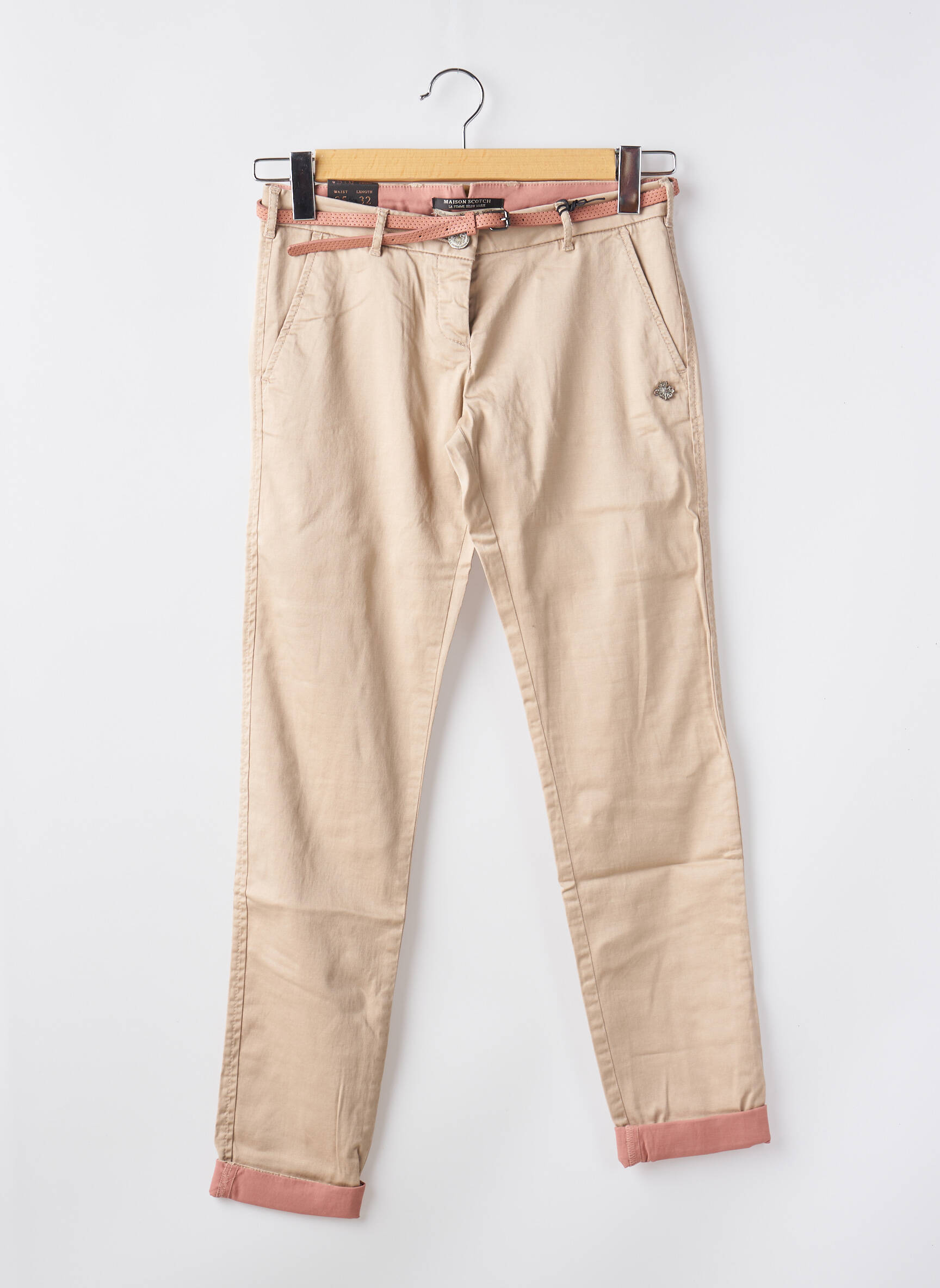 Chino kelnė maža dydžio maža dydžio bežinis MAISON SCOTCH moteris