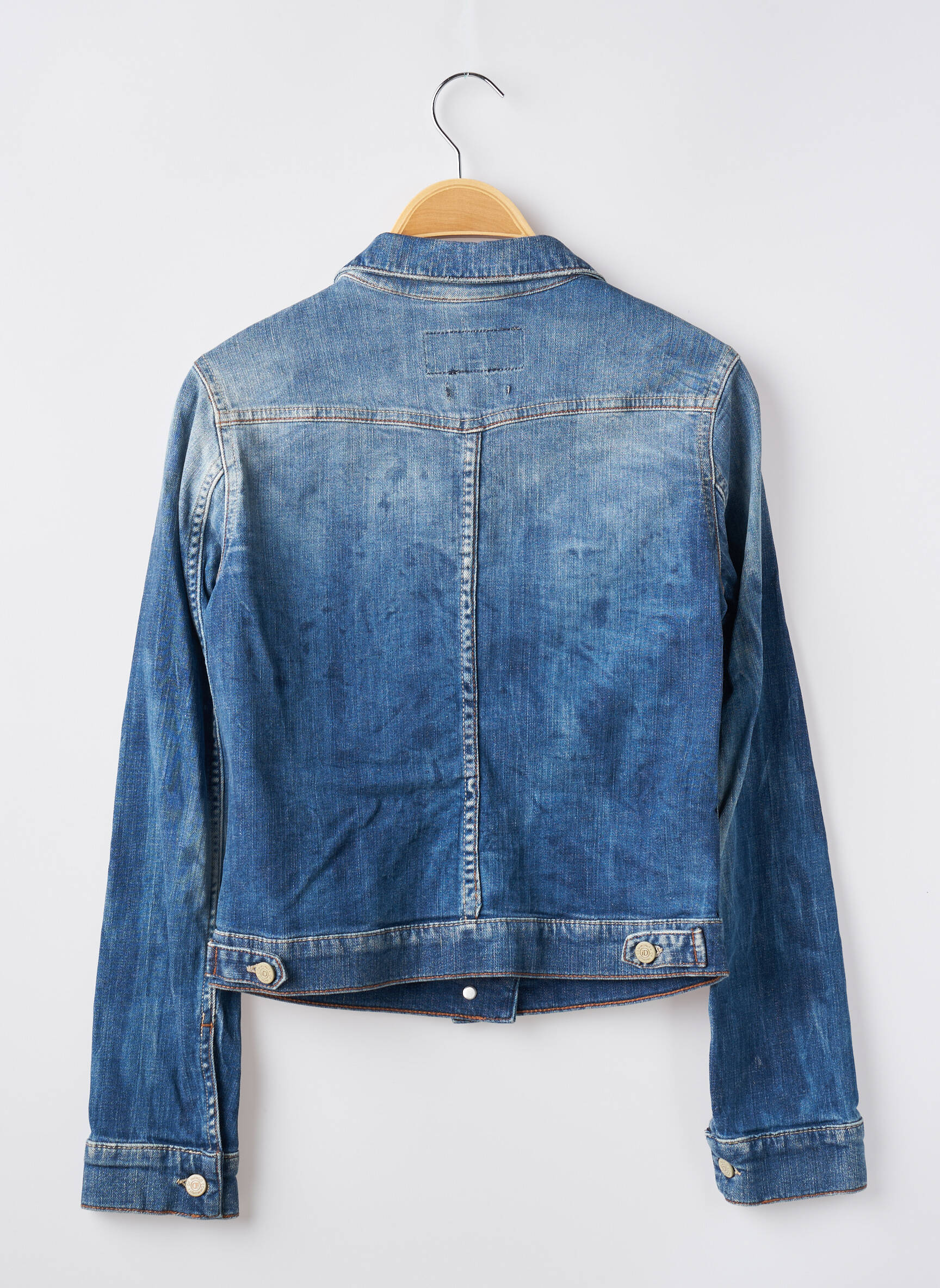 Kasdienis švarkas kišenės mėlyna ID COMMUNITY OF DENIM moteris