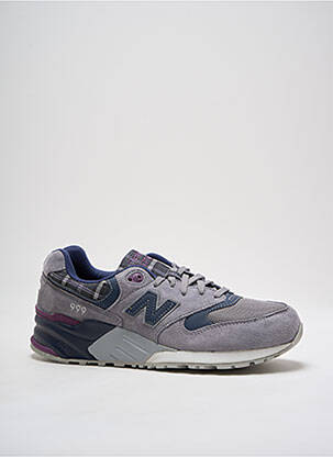 Bėgimo bateliai nubuko audinys kulnas nuo 4 iki 6 cm pilka NEW BALANCE moteris