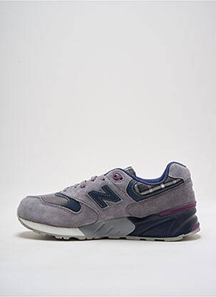 Bėgimo bateliai nubuko audinys kulnas nuo 4 iki 6 cm pilka NEW BALANCE moteris