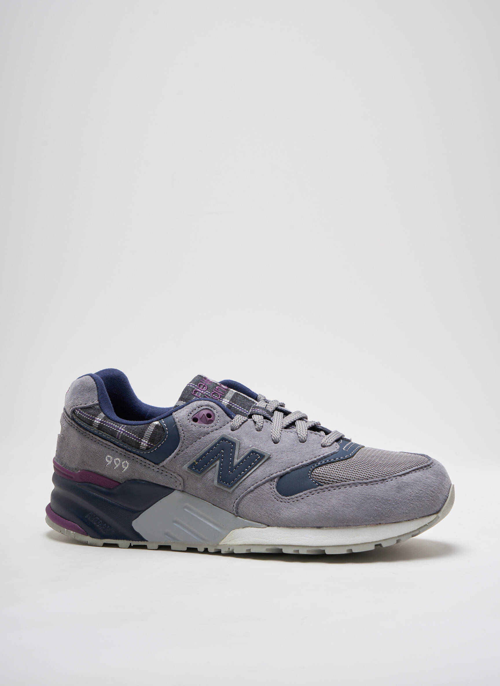 Bėgimo bateliai nubuko audinys kulnas nuo 4 iki 6 cm pilka NEW BALANCE moteris
