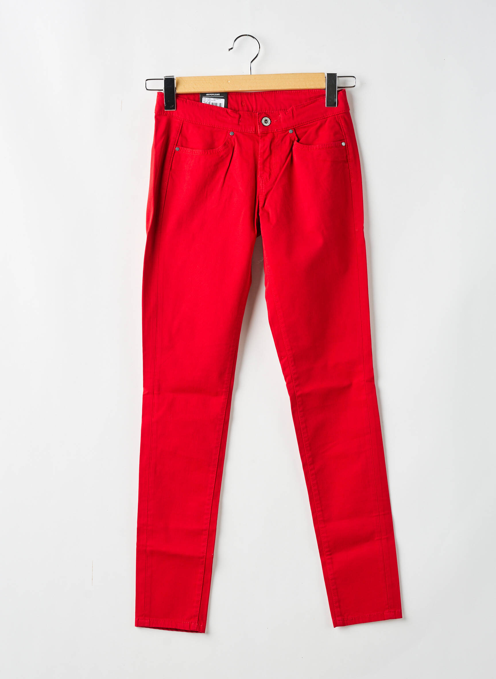 Jegging kišenės reguliuojamo dydžio raudona PEPE JEANS mergina