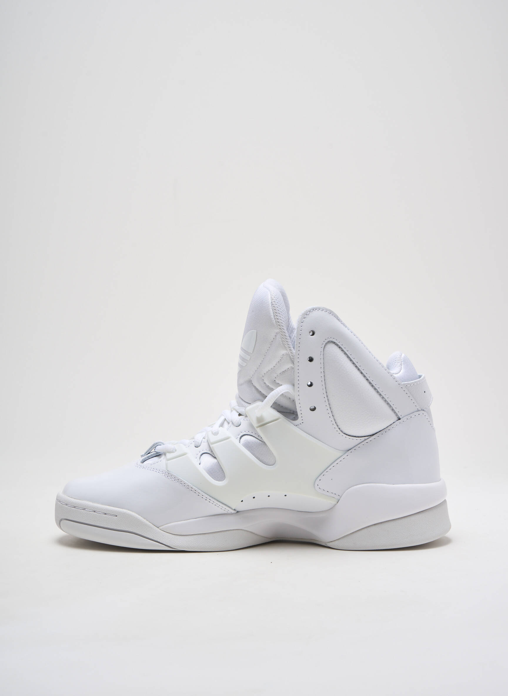 Bėgimo bateliai lygus medžiaga kulnas nuo 4 iki 6 cm baltas ADIDAS moteris