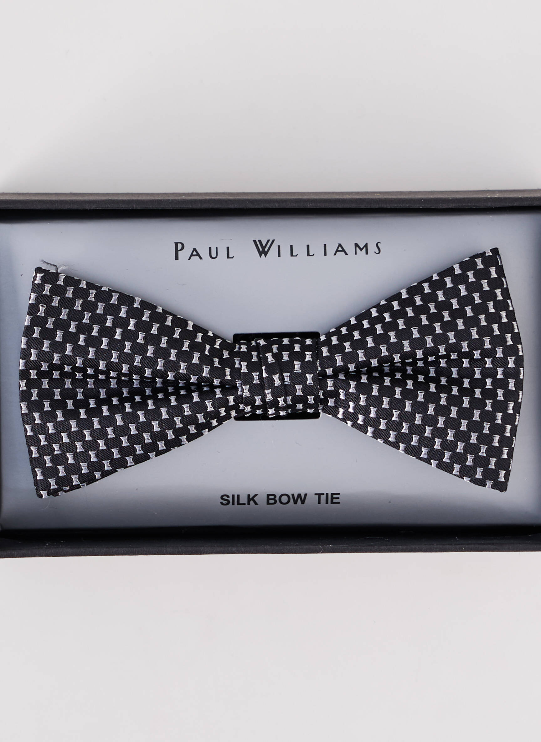 Kaklaraištis papillon fantazijos raštas juodas PAUL WILLIAMS vyras