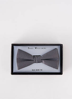 Kaklaraištis papillon satino efektas pilka PAUL WILLIAMS vyras
