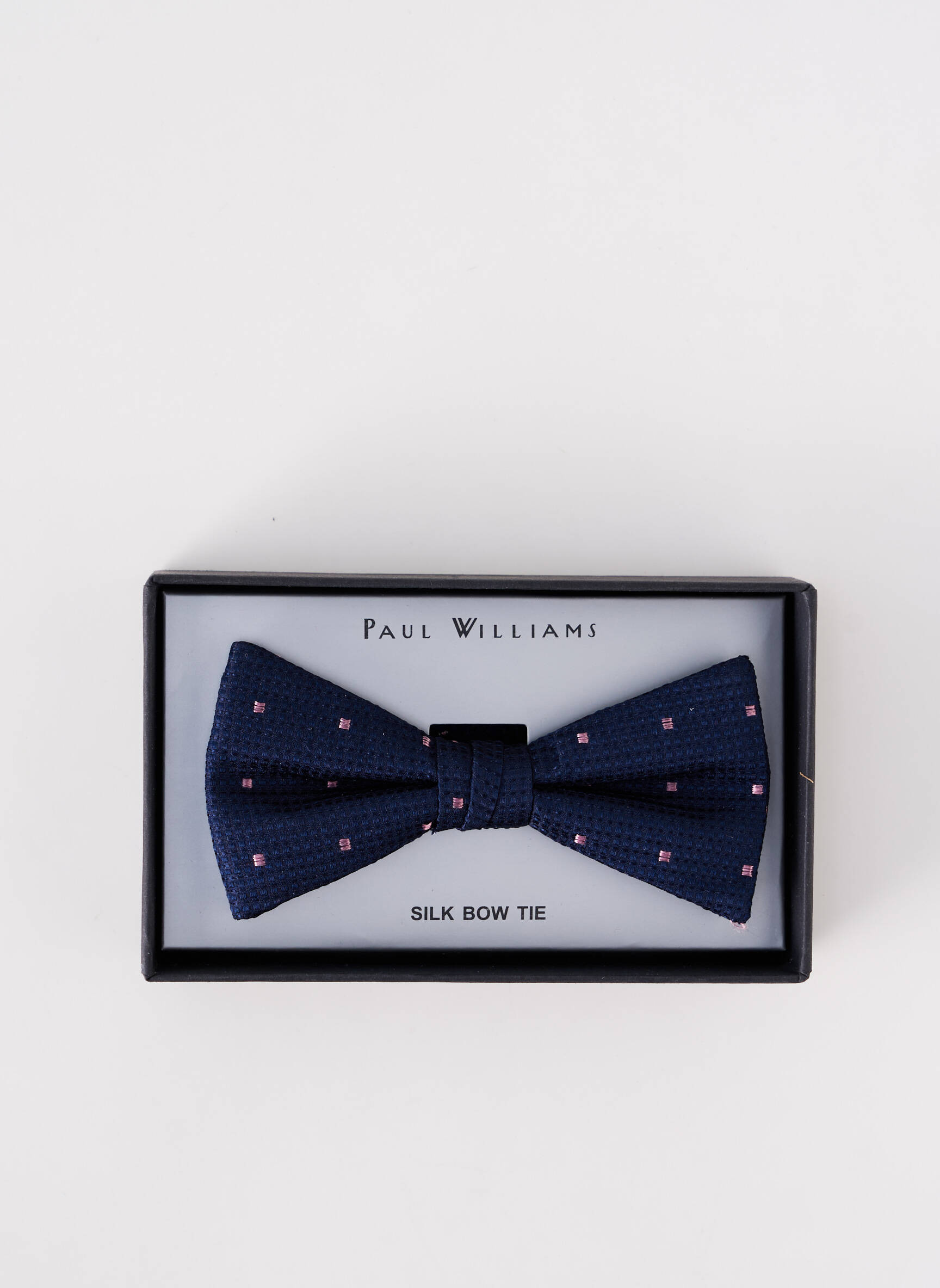 Kaklaraištis papillon siuvinėjimas mėlyna PAUL WILLIAMS vyras