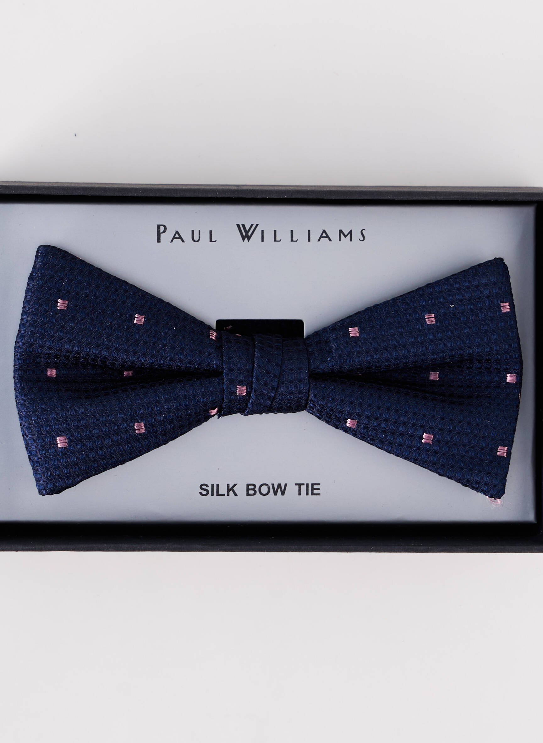 Kaklaraištis papillon siuvinėjimas mėlyna PAUL WILLIAMS vyras