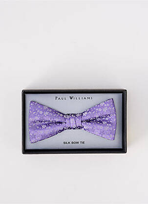 Kaklaraištis papillon gėlių raštas violetinis PAUL WILLIAMS vyras