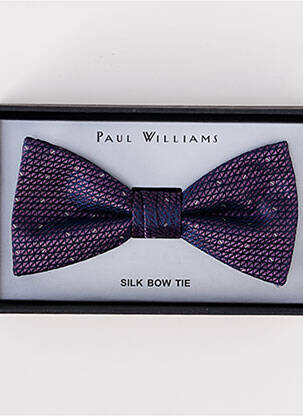 Kaklaraištis papillon fantazijos raštas violetinis PAUL WILLIAMS vyras