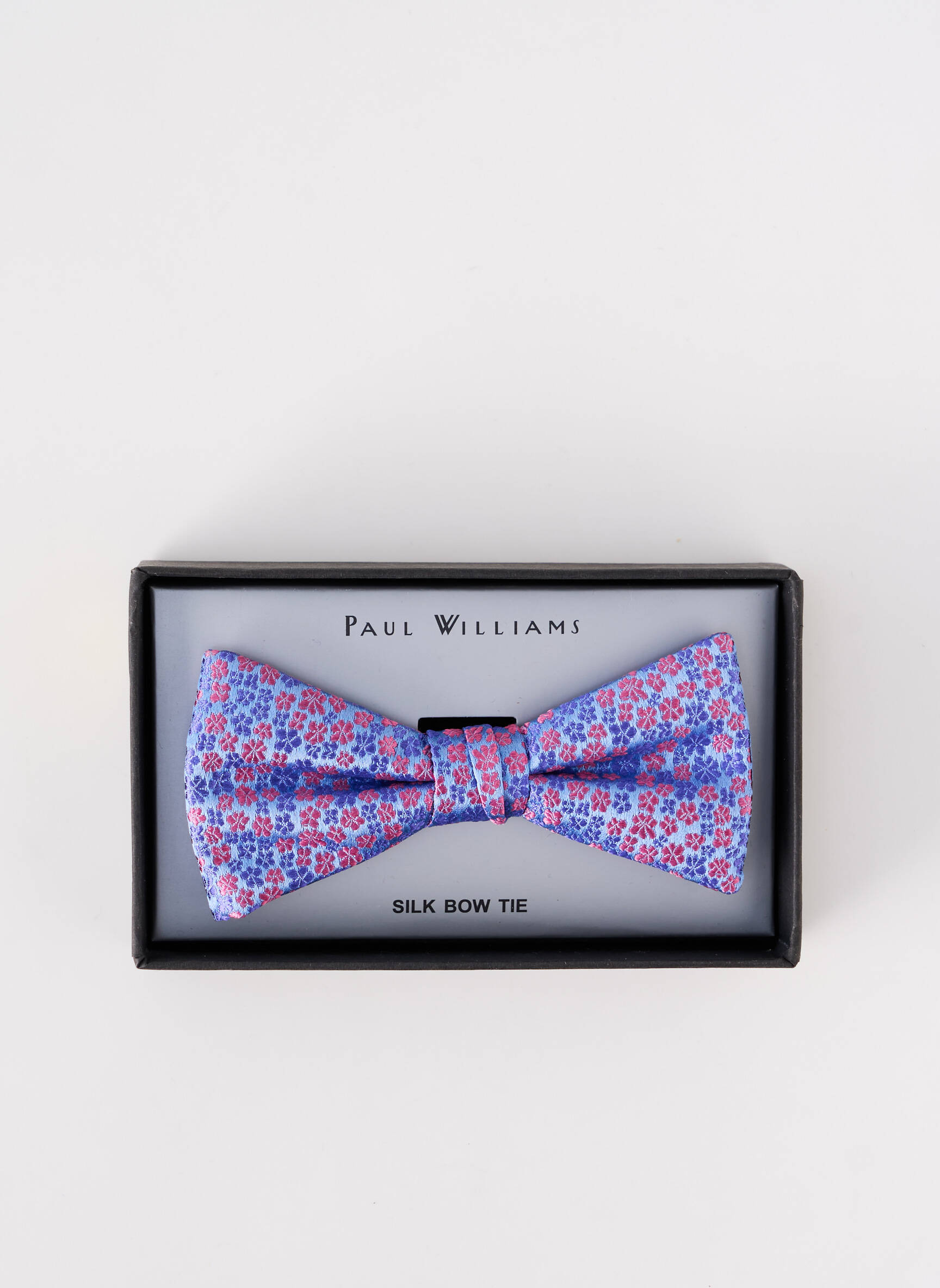 Kaklaraištis papillon gėlių raštas mėlyna PAUL WILLIAMS vyras