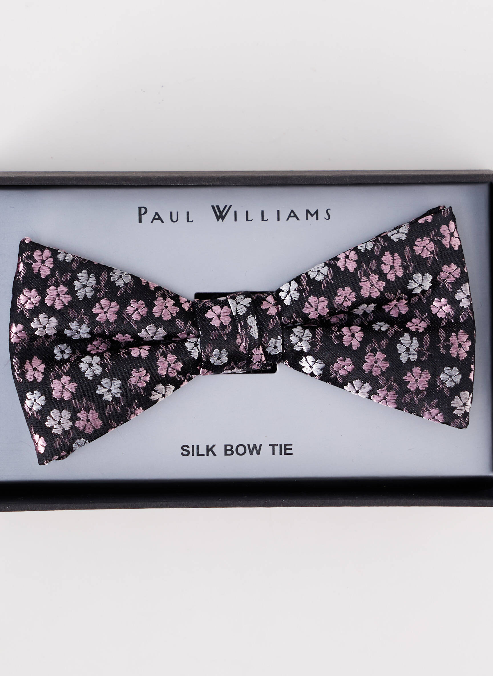 Kaklaraištis papillon gėlių raštas rudas PAUL WILLIAMS vyras