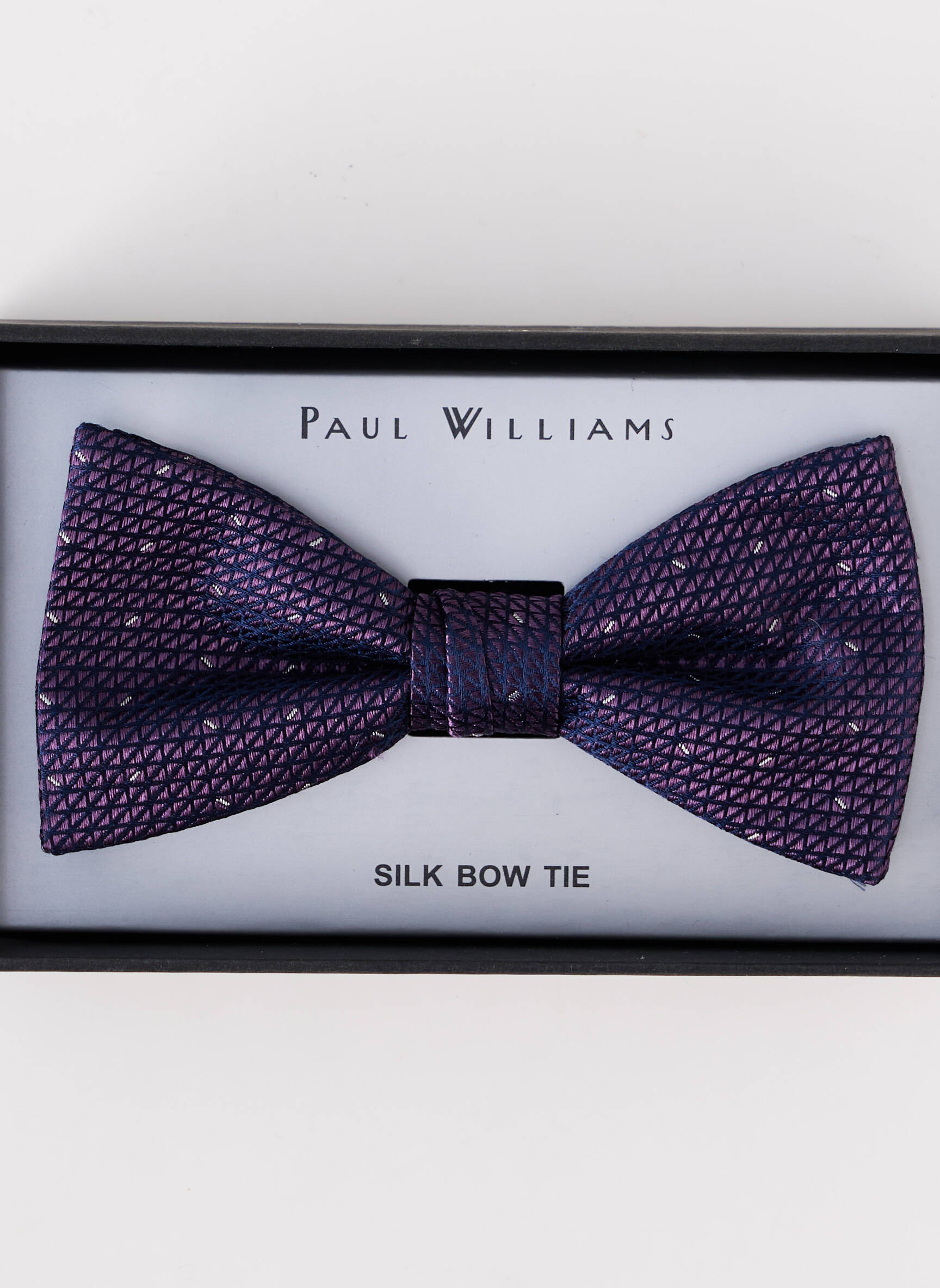 Kaklaraištis papillon fantazijos raštas violetinis PAUL WILLIAMS vyras