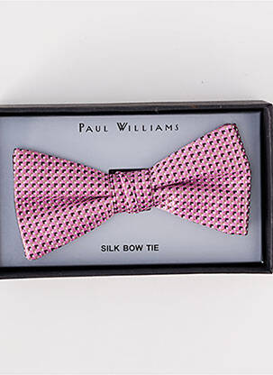 Kaklaraištis papillon siuvinėjimas rožinė PAUL WILLIAMS vyras