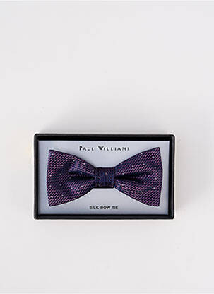Kaklaraištis papillon siuvinėjimas violetinis PAUL WILLIAMS vyras