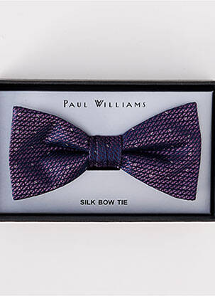 Kaklaraištis papillon siuvinėjimas violetinis PAUL WILLIAMS vyras