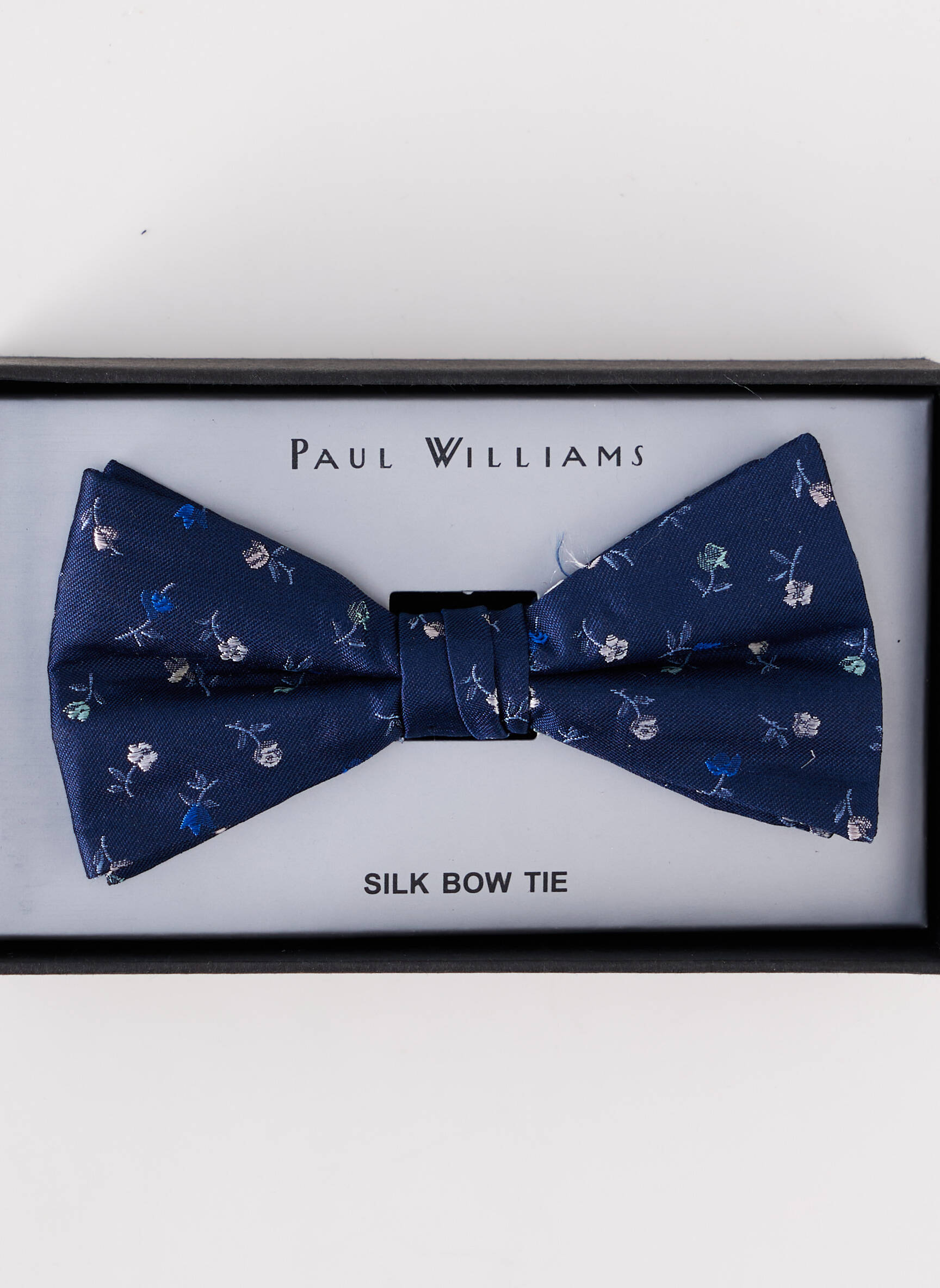 Kaklaraištis papillon gėlių raštas mėlyna PAUL WILLIAMS vyras