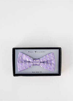 Kaklaraištis papillon siuvinėjimas violetinis PAUL WILLIAMS vyras