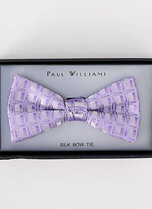 Kaklaraištis papillon siuvinėjimas violetinis PAUL WILLIAMS vyras