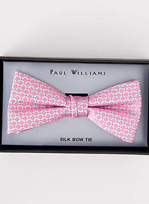 Kaklaraištis papillon siuvinėjimas rožinė PAUL WILLIAMS vyras