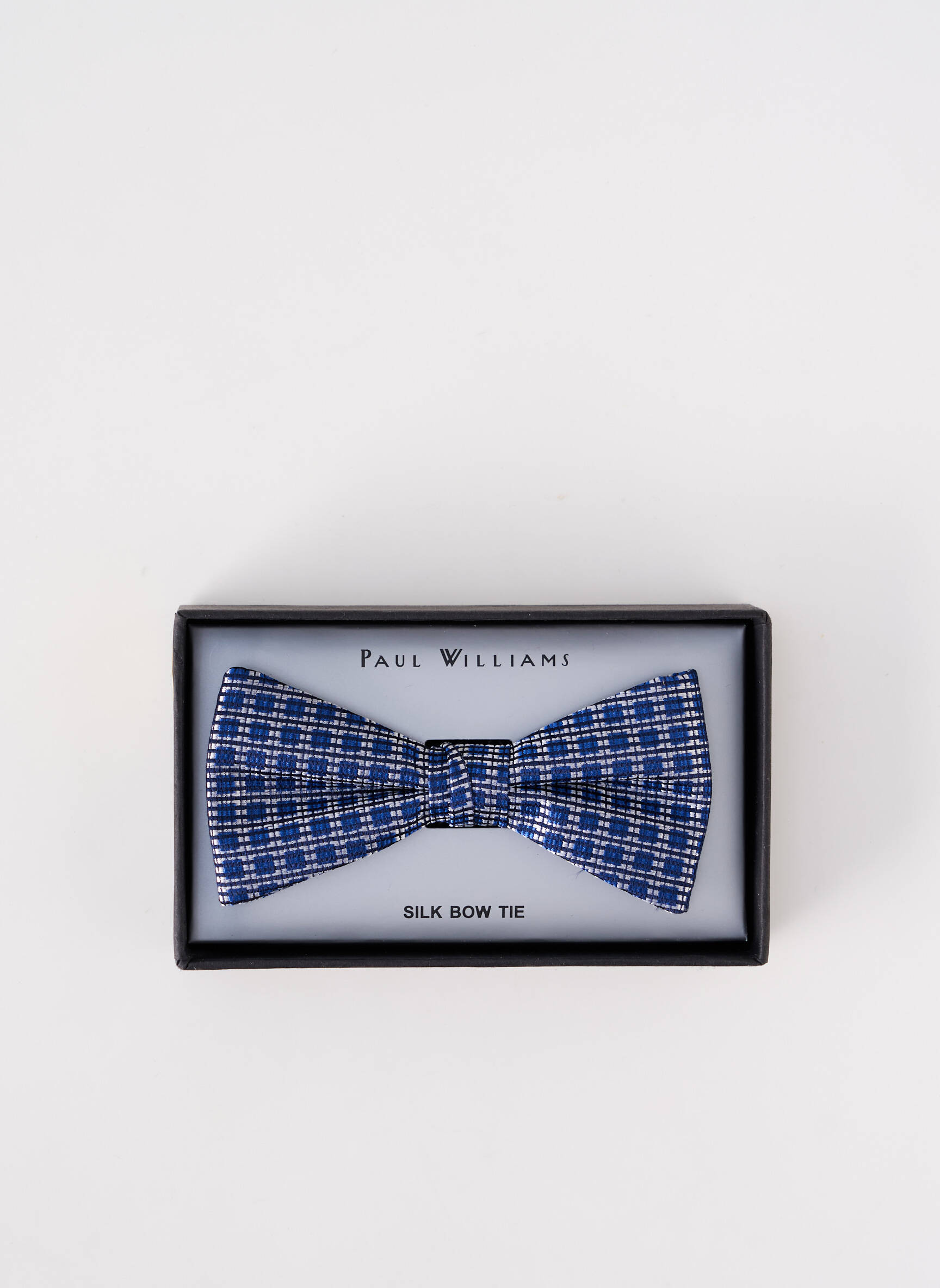 Kaklaraištis papillon siuvinėjimas mėlyna PAUL WILLIAMS vyras