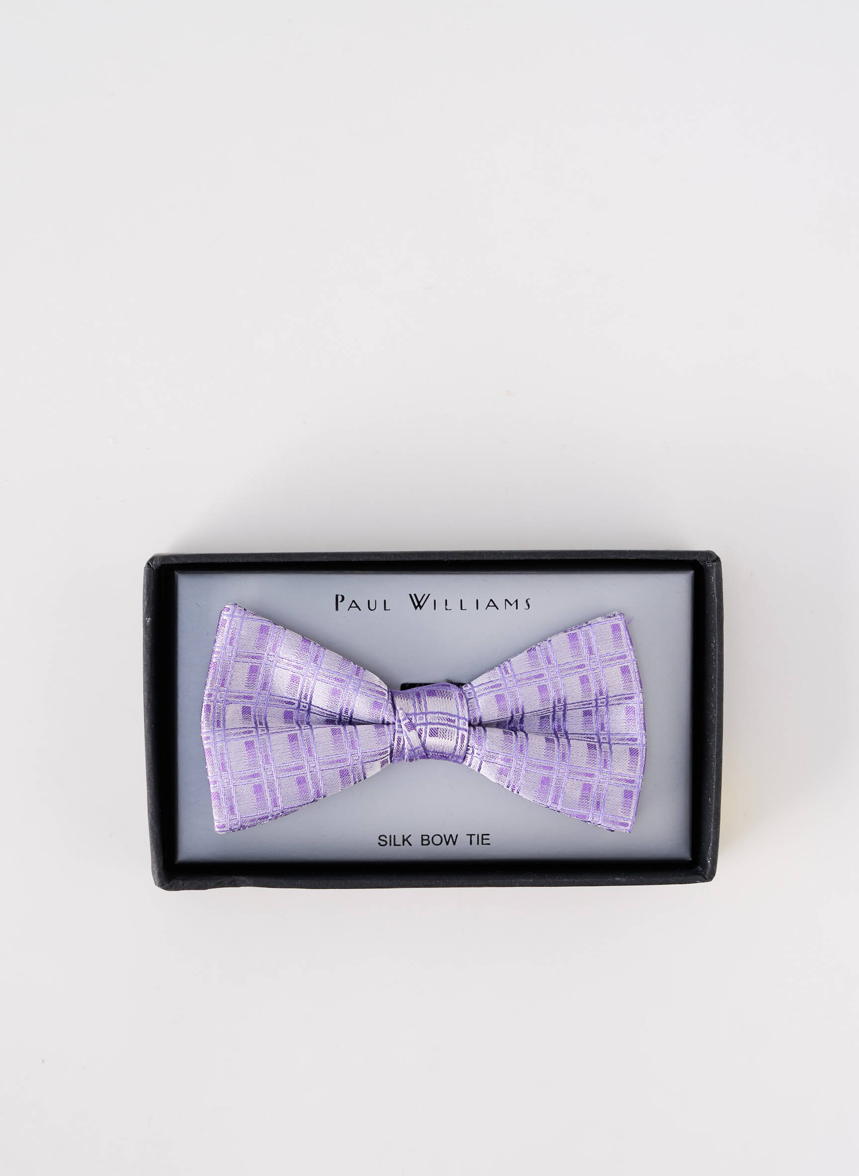 Kaklaraištis papillon siuvinėjimas violetinis PAUL WILLIAMS vyras