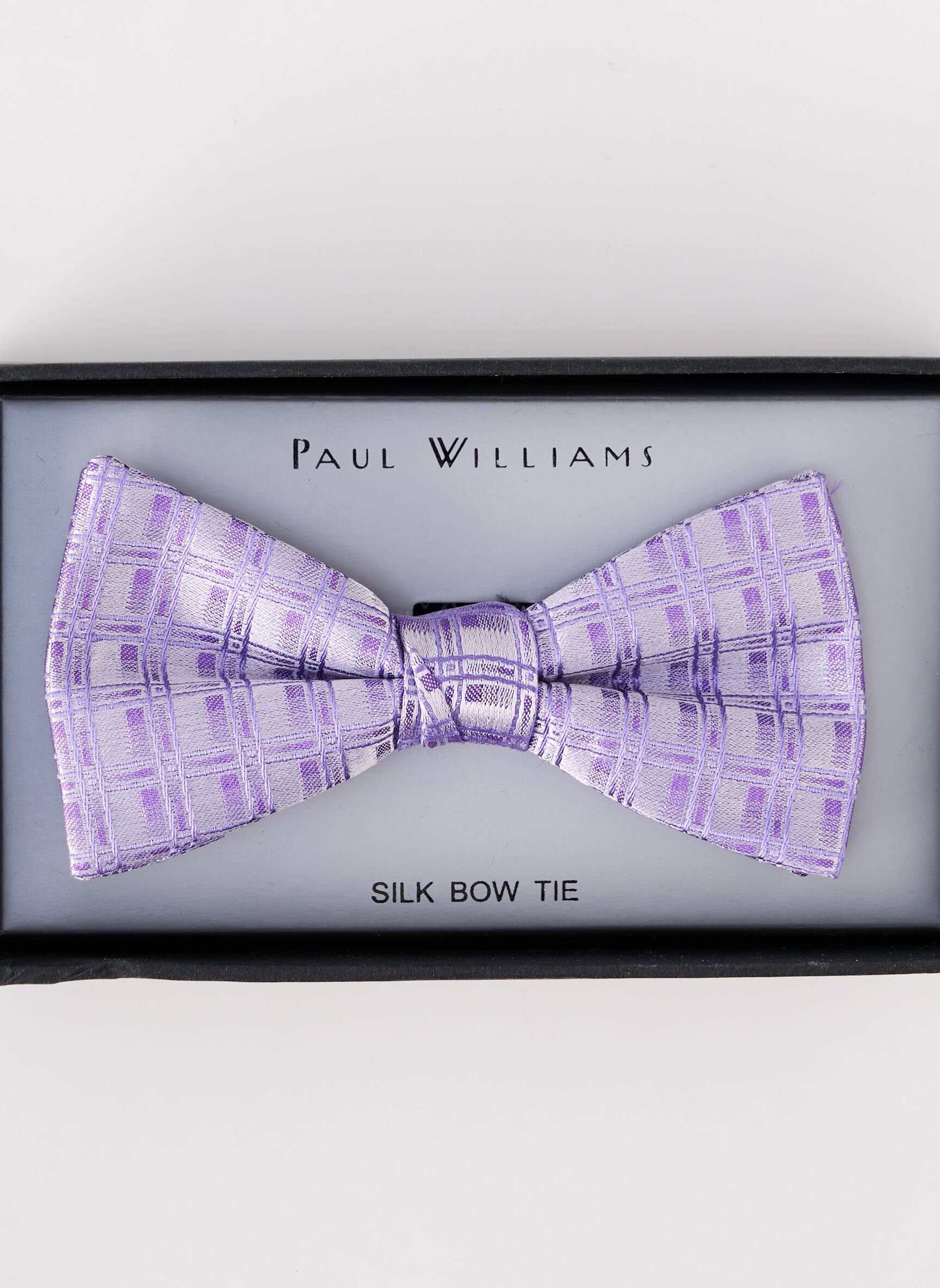 Kaklaraištis papillon siuvinėjimas violetinis PAUL WILLIAMS vyras