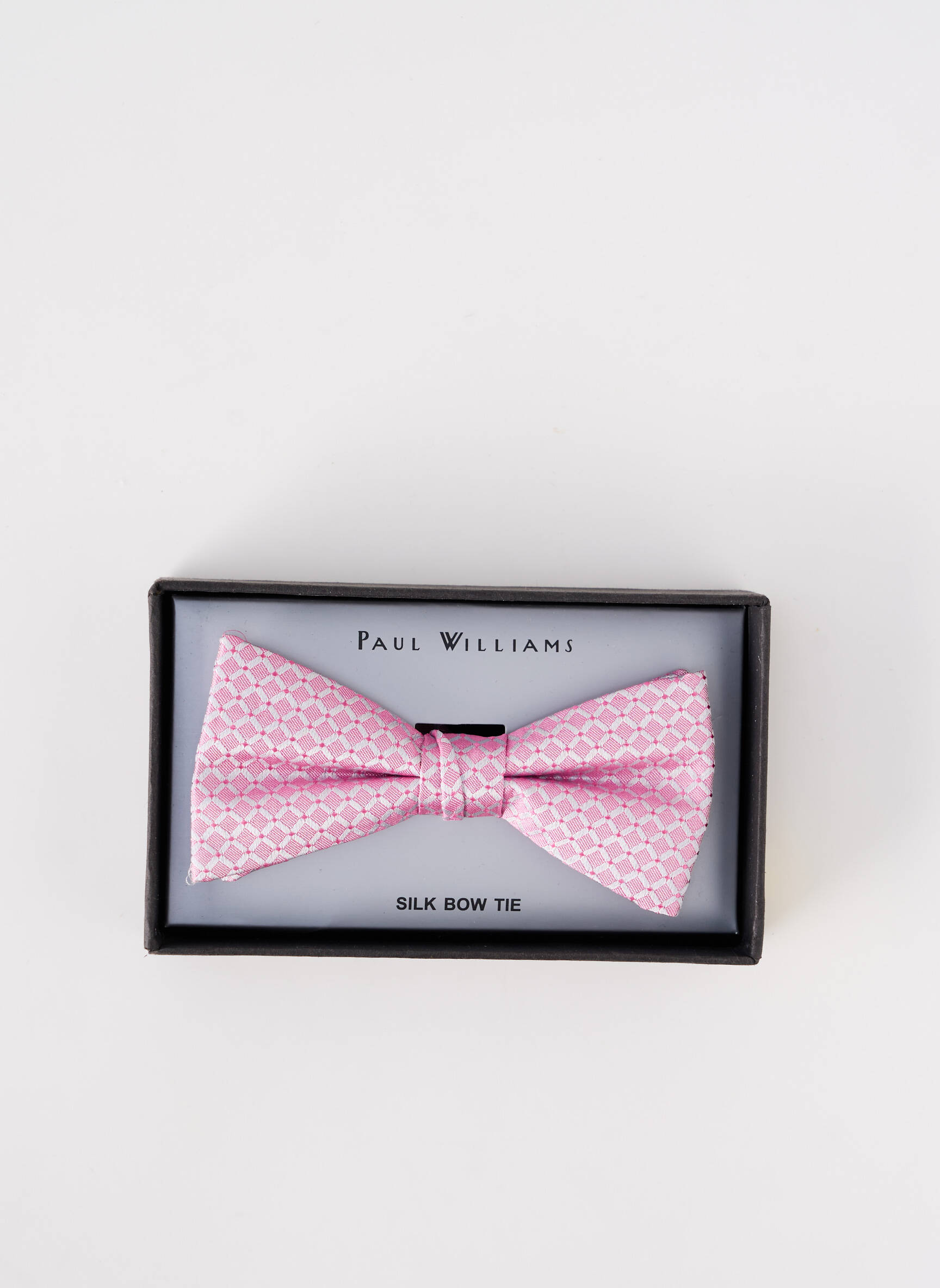 Kaklaraištis papillon siuvinėjimas rožinė PAUL WILLIAMS vyras