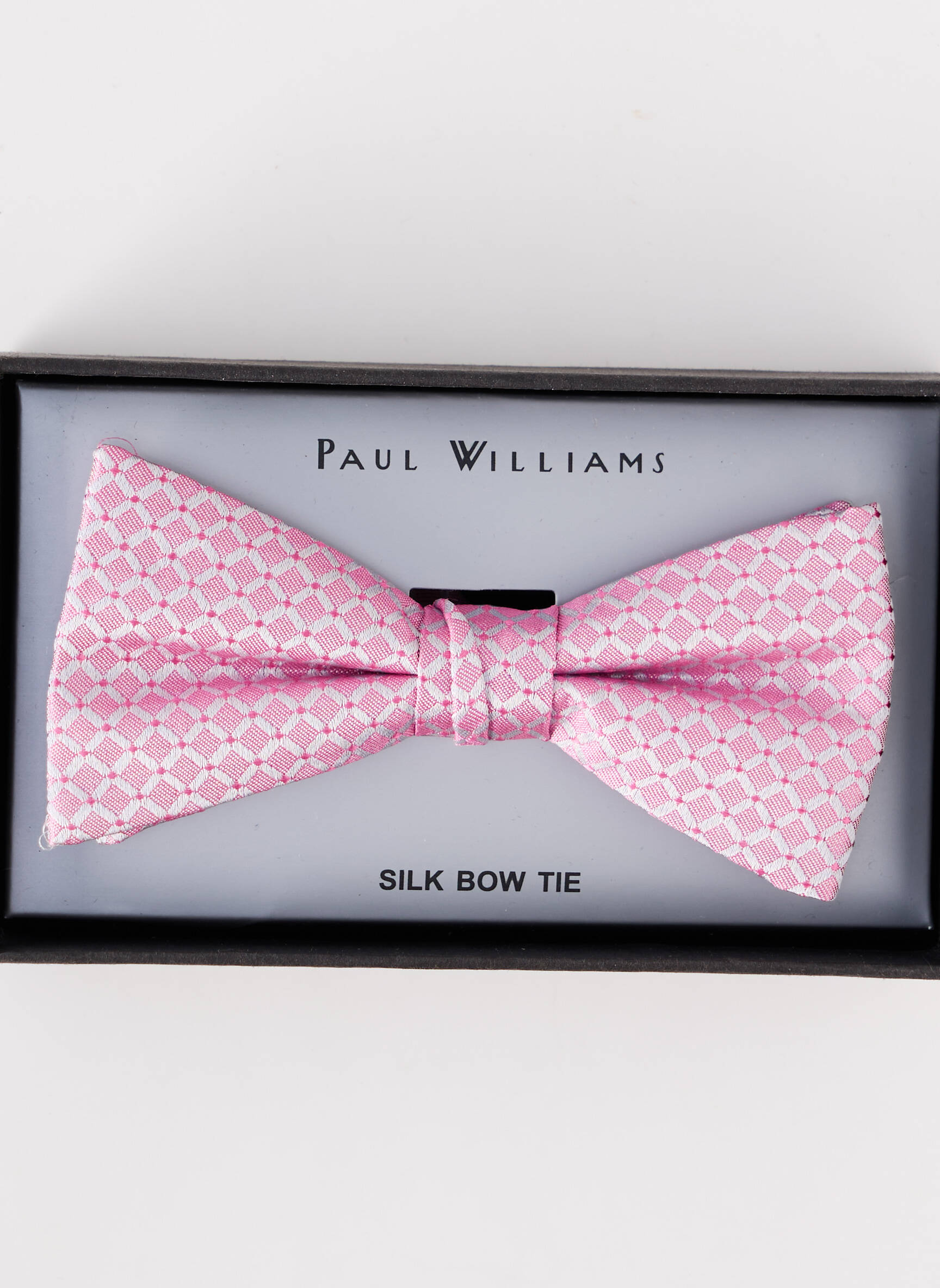 Kaklaraištis papillon siuvinėjimas rožinė PAUL WILLIAMS vyras