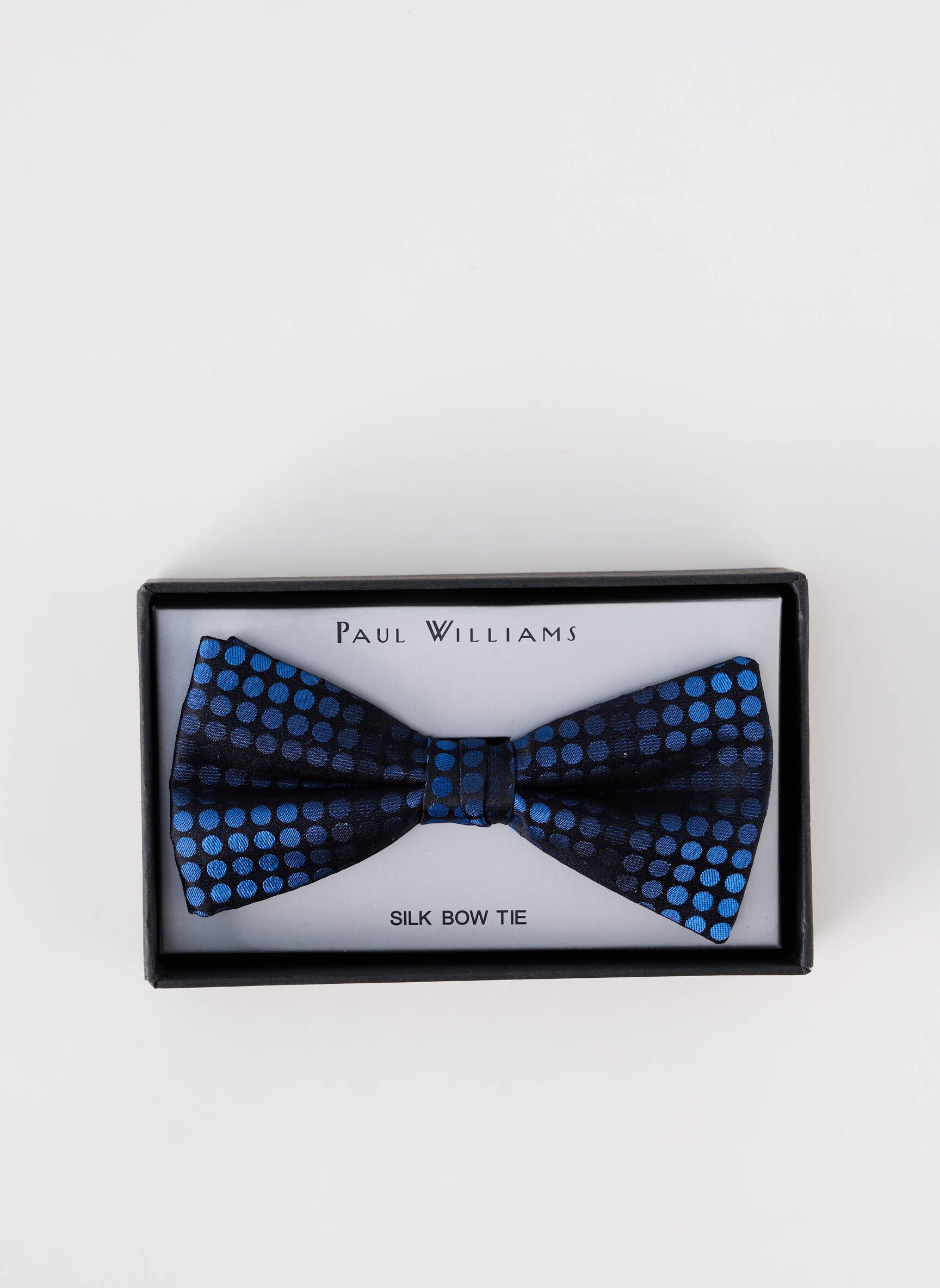 Kaklaraištis papillon taškinis raštas mėlyna PAUL WILLIAMS vyras