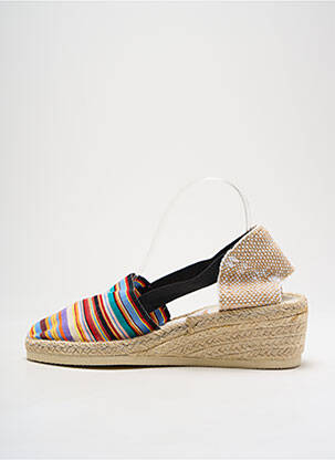 Espadrilės apvalus mygtukas kulnas nuo 4 iki 6 cm bežinis CREATION CATALANE moteris