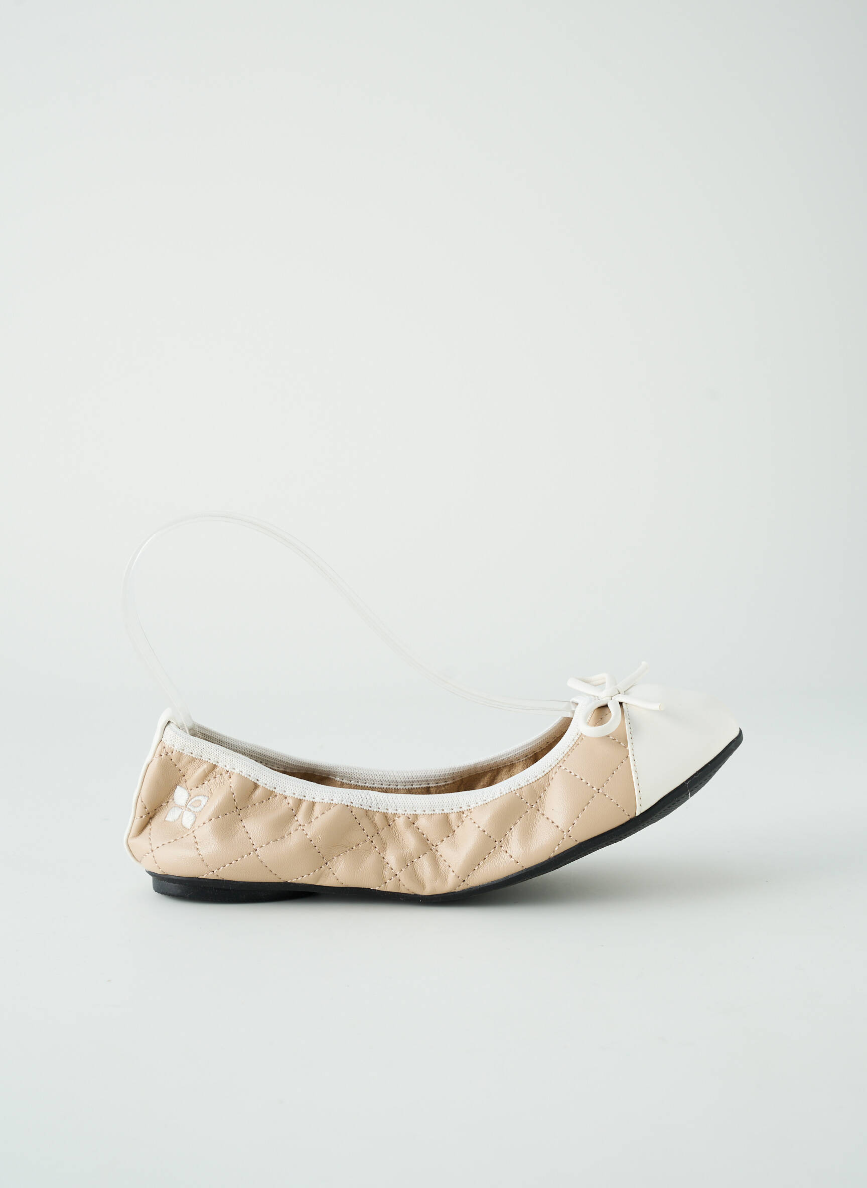 Balerinos plokščias kulnas iki 3 cm bežinis BUTTERFLYTWISTS moteris