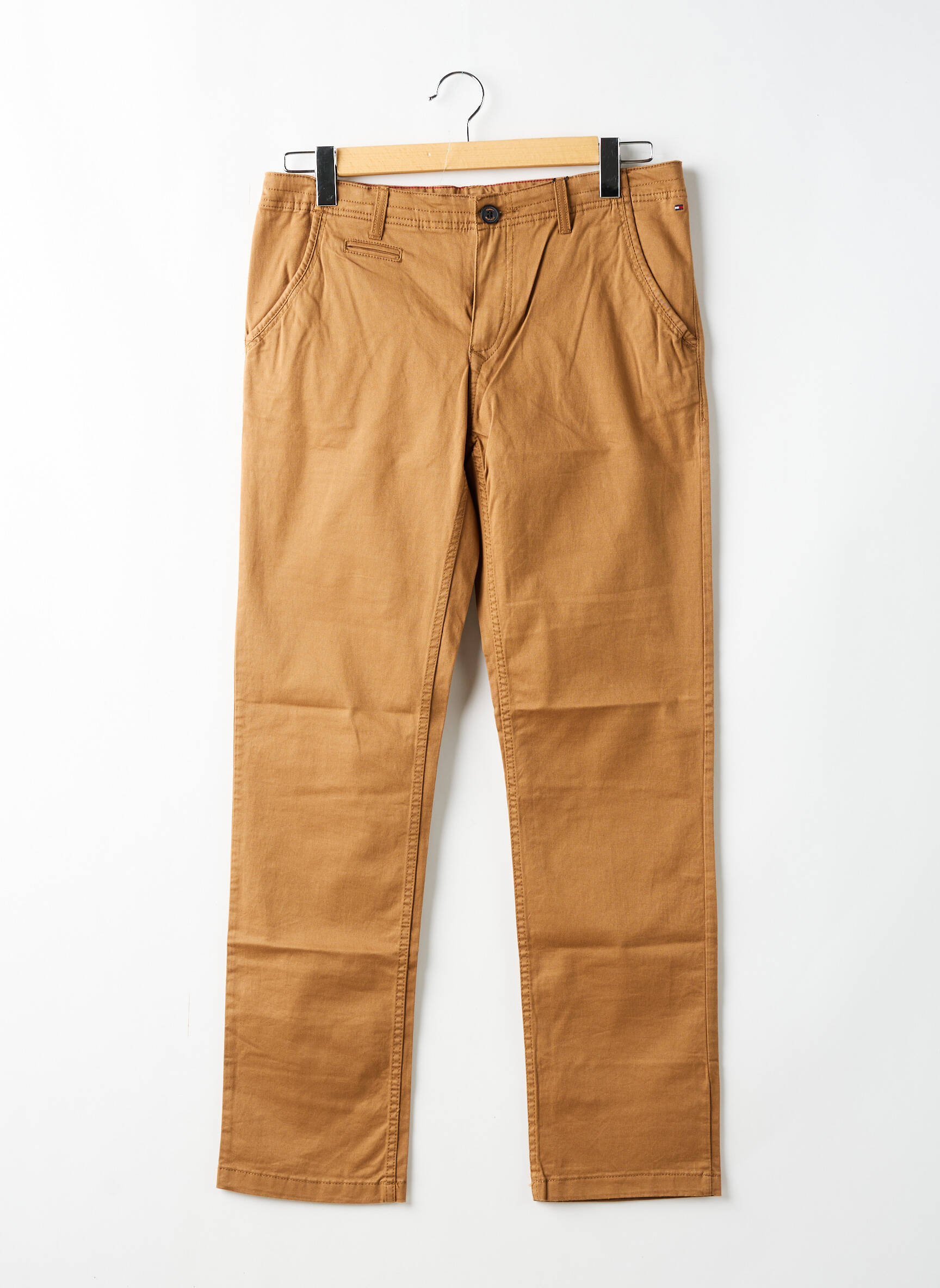 Chino kelnė kišenės rudas TOMMY HILFIGER berniukas