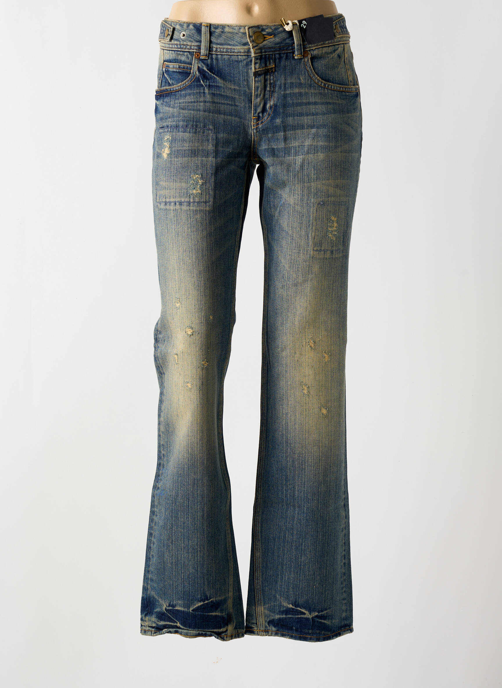 Bootcut džinsai tamprumas maža dydžio mėlyna CLOSED moteris