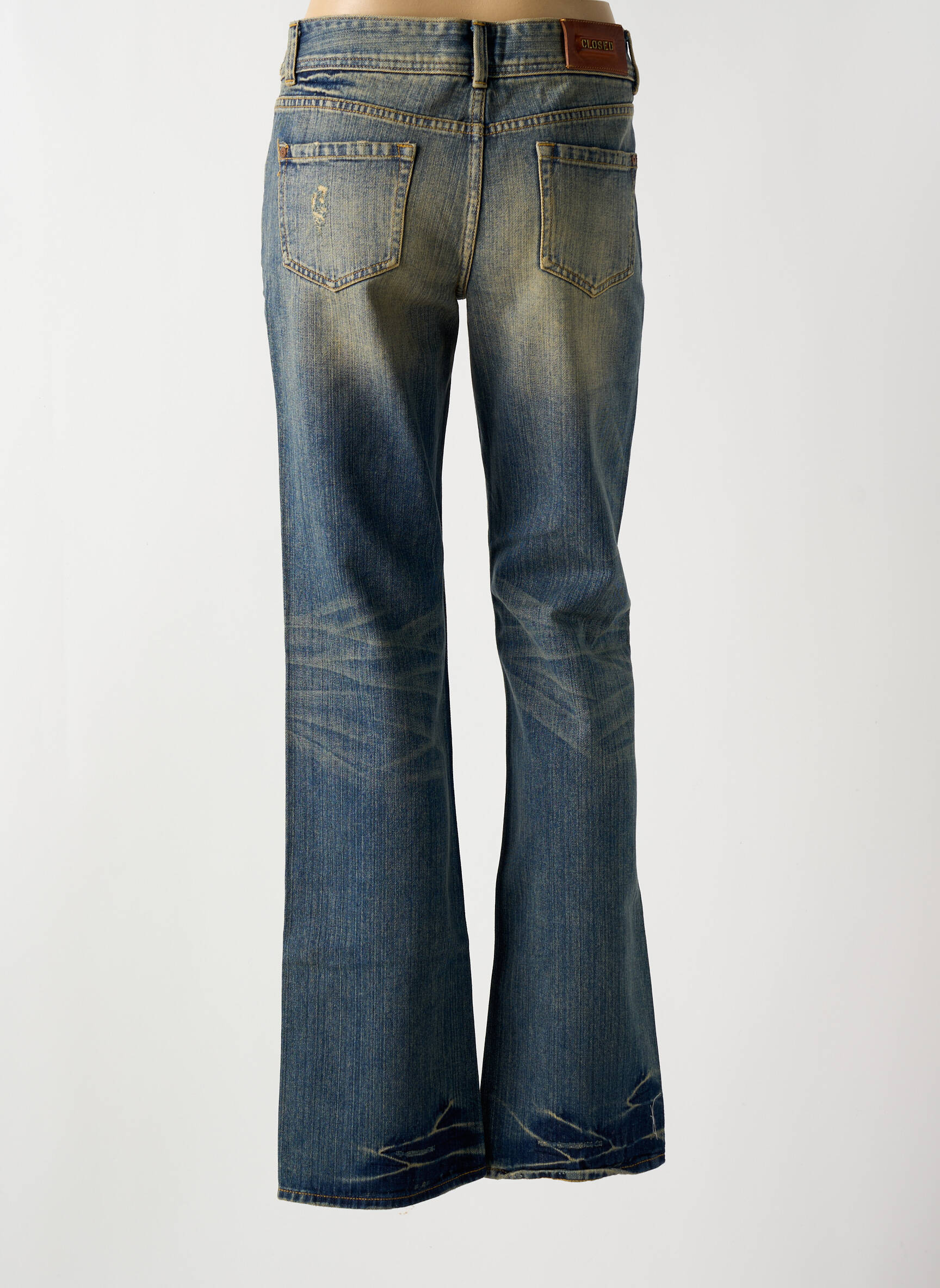 Bootcut džinsai tamprumas maža dydžio mėlyna CLOSED moteris